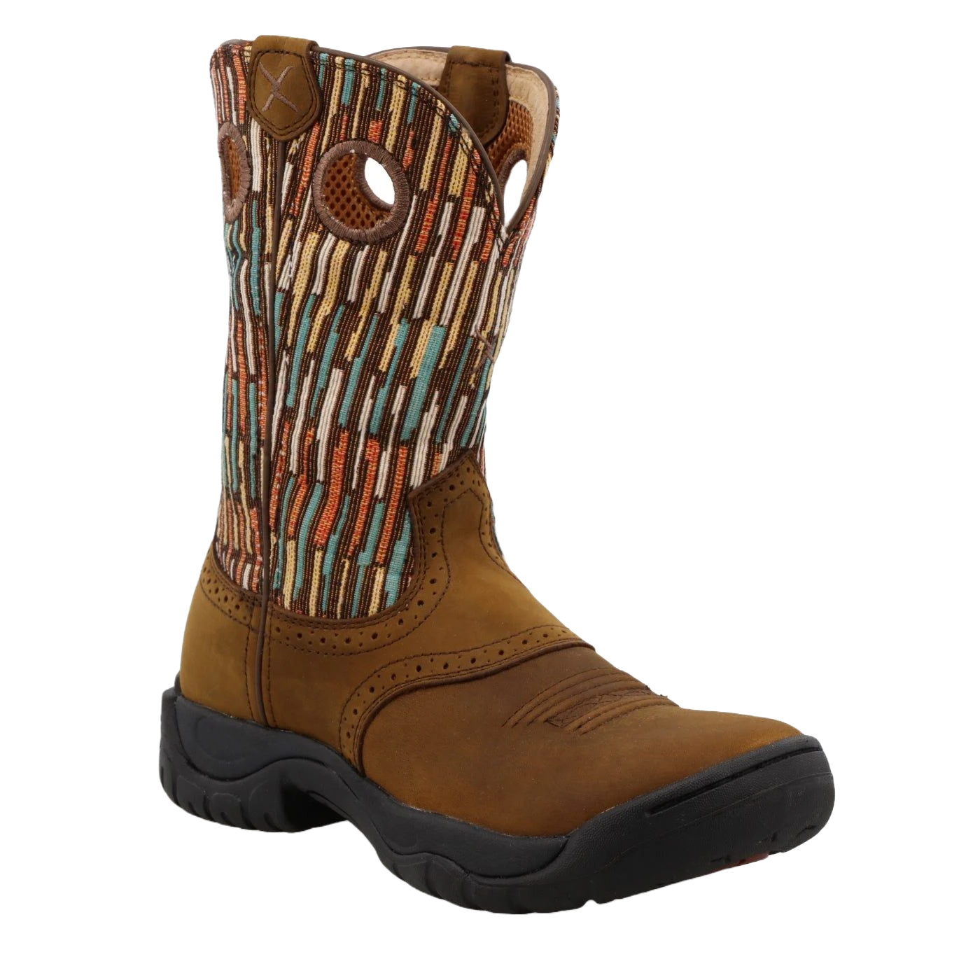 Twisted X® Ladies 9" All Around Multi-Color Brown Work Boots WAB0013 1 Twisted X® Ladies 9" All Around Multi-Color Brown Work Boots WAB0013