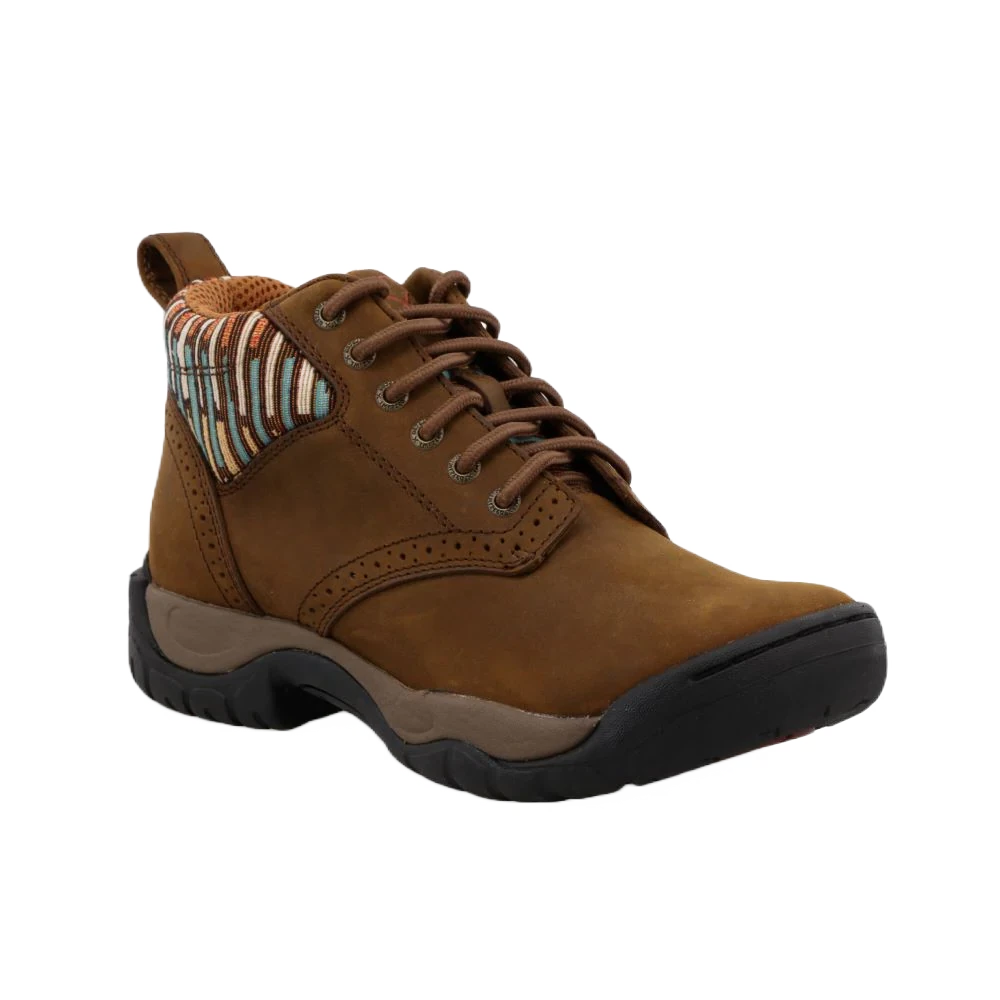 Twisted X® Ladies 4" All Around Work Brown & Multi Boots WAL0008 1 Twisted X® Ladies 4" All Around Work Brown & Multi Boots WAL0008