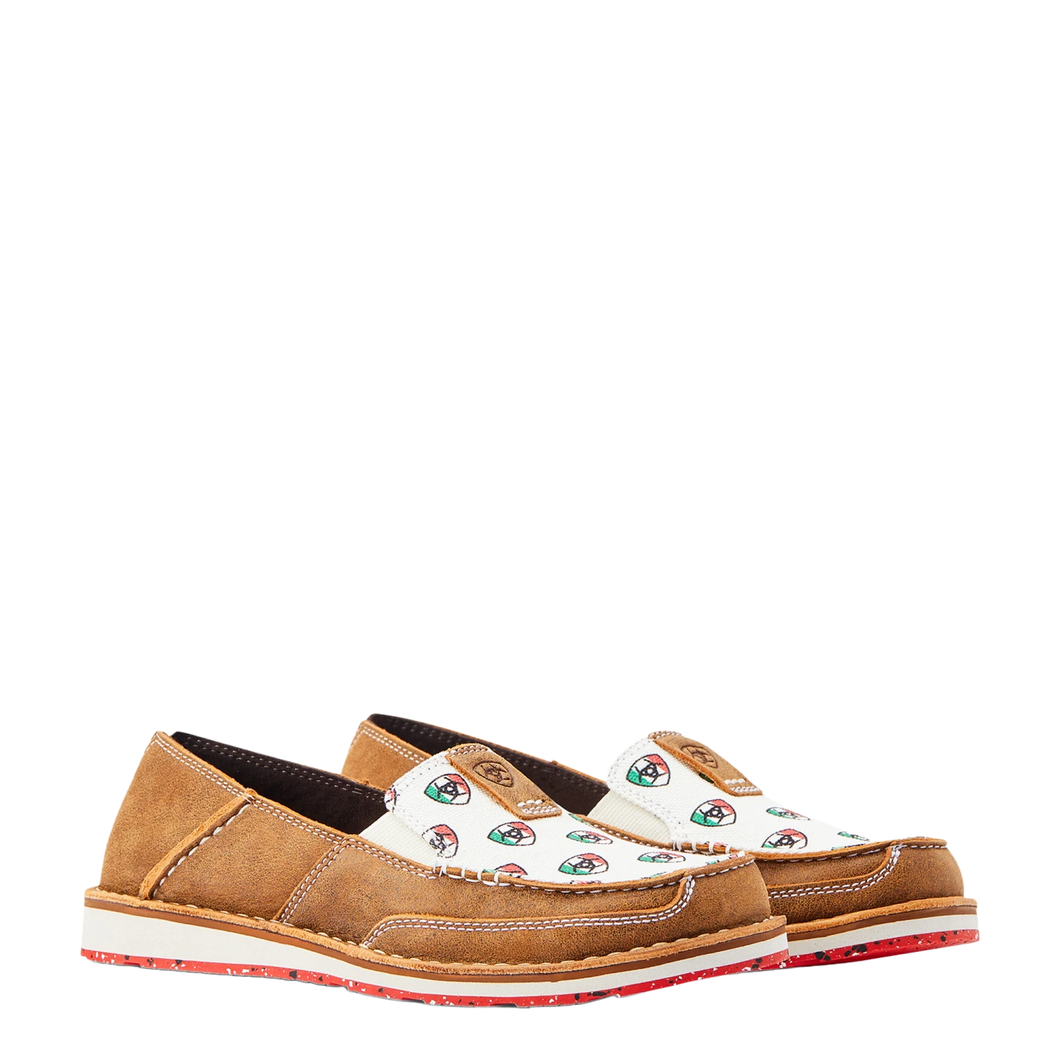 Ariat® Ladies Mexico Graphic Caramel Brown Cruiser Shoe 10044527 3 Ariat® Ladies Mexico Graphic Caramel Brown Cruiser Shoe 10044527 - Image 3