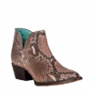 Corral Boots Corral Ladies Natural Python Pointed Toe Booties C3832