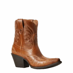 Ariat® Ladies Chandler Western Tangled Tan Snip Toe Booties 10040340