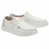Hey Dude Ladies Wendy Boho White Crochet Shoes 121410164