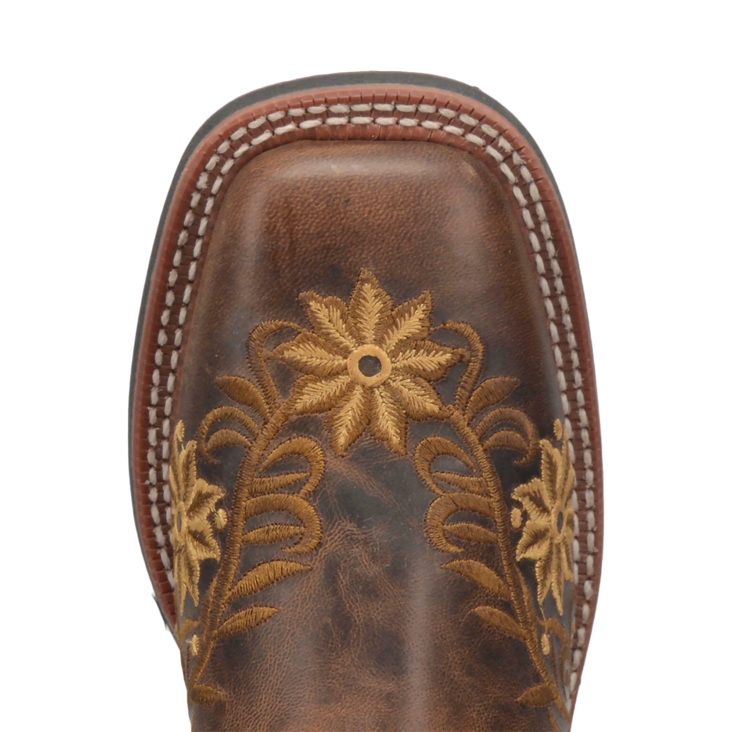 Laredo Ladies Brown Secert Garden Square Toe Boot 5822 2 Laredo Ladies Brown Secert Garden Square Toe Boot 5822 - Image 2