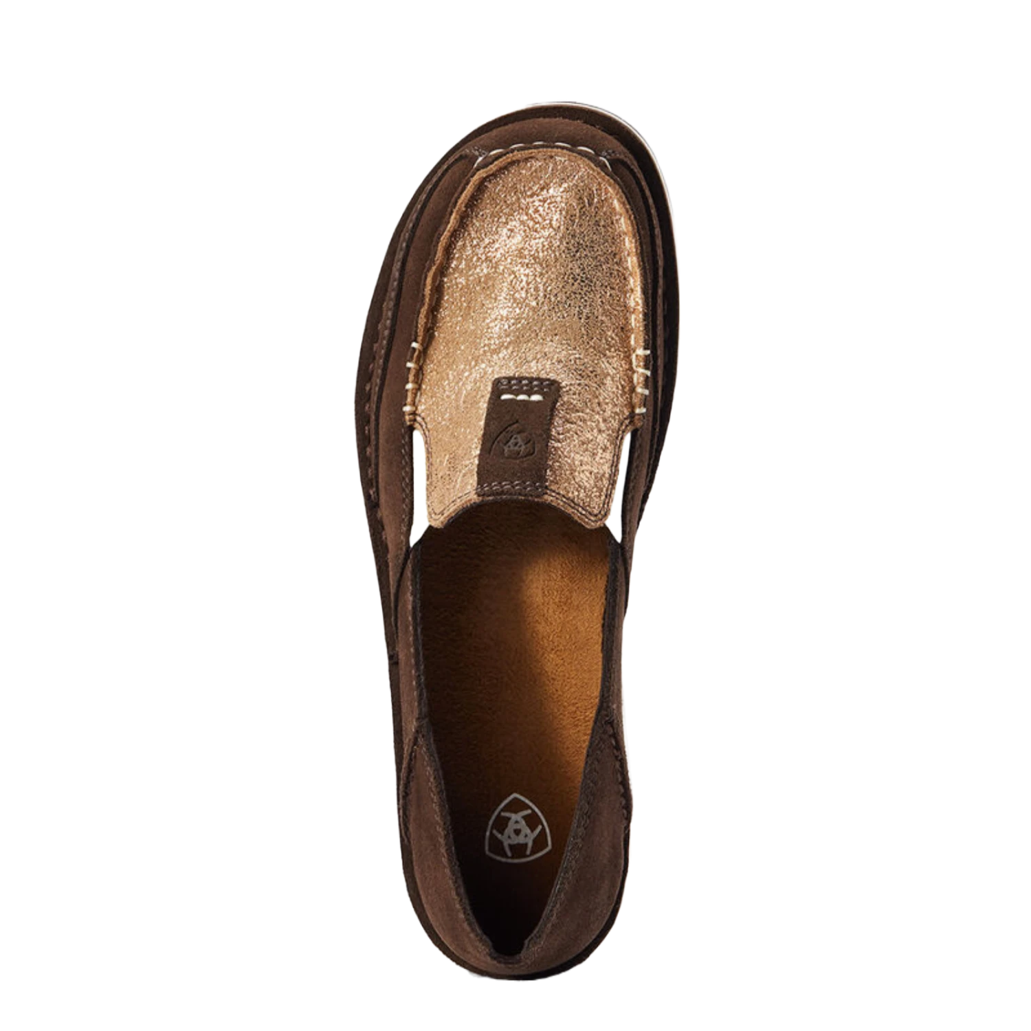 Ariat® Ladies Azteca Suede & Metallic Copper Cruiser Shoes 10042528 2 Ariat® Ladies Azteca Suede & Metallic Copper Cruiser Shoes 10042528 - Image 2