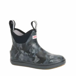 XTRATUF Ladies Black Camo Ankle Deck Boots XWAB-002
