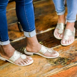 Jack Roger Ladies Slip On Platinum Sandals 1219SN0001042PLTNM -True Style Shoes Store ON FOOT 2 800x 5cd4bfb9 bc3e 49ff 80cb 22fce1b36c9a