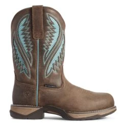 Ariat Ladies Anthem VentTEK Java Brown Composite Toe Work Boots 10031667 8 Ariat Ladies Anthem VentTEK Java Brown Composite Toe Work Boots 10031667 -True Style Shoes Store S20 WMS WEST Couto 10031667 side1