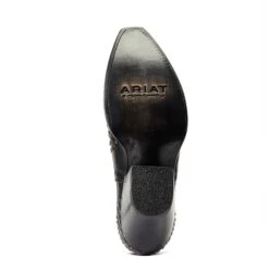 Ariat® Ladies Dixon Brooklyn Black Snip Toe Booties 10038381 11 Ariat® Ladies Dixon Brooklyn Black Snip Toe Booties 10038381 -True Style Shoes Store S22 WMS WEST 10038381 sole