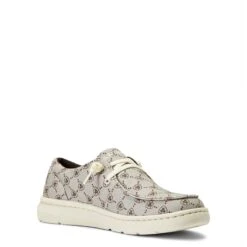 Ariat Ladies Hilo Ariat Logo Slip On Shoes 10040315 -True Style Shoes Store S22 WMS WEST 10040315 medial