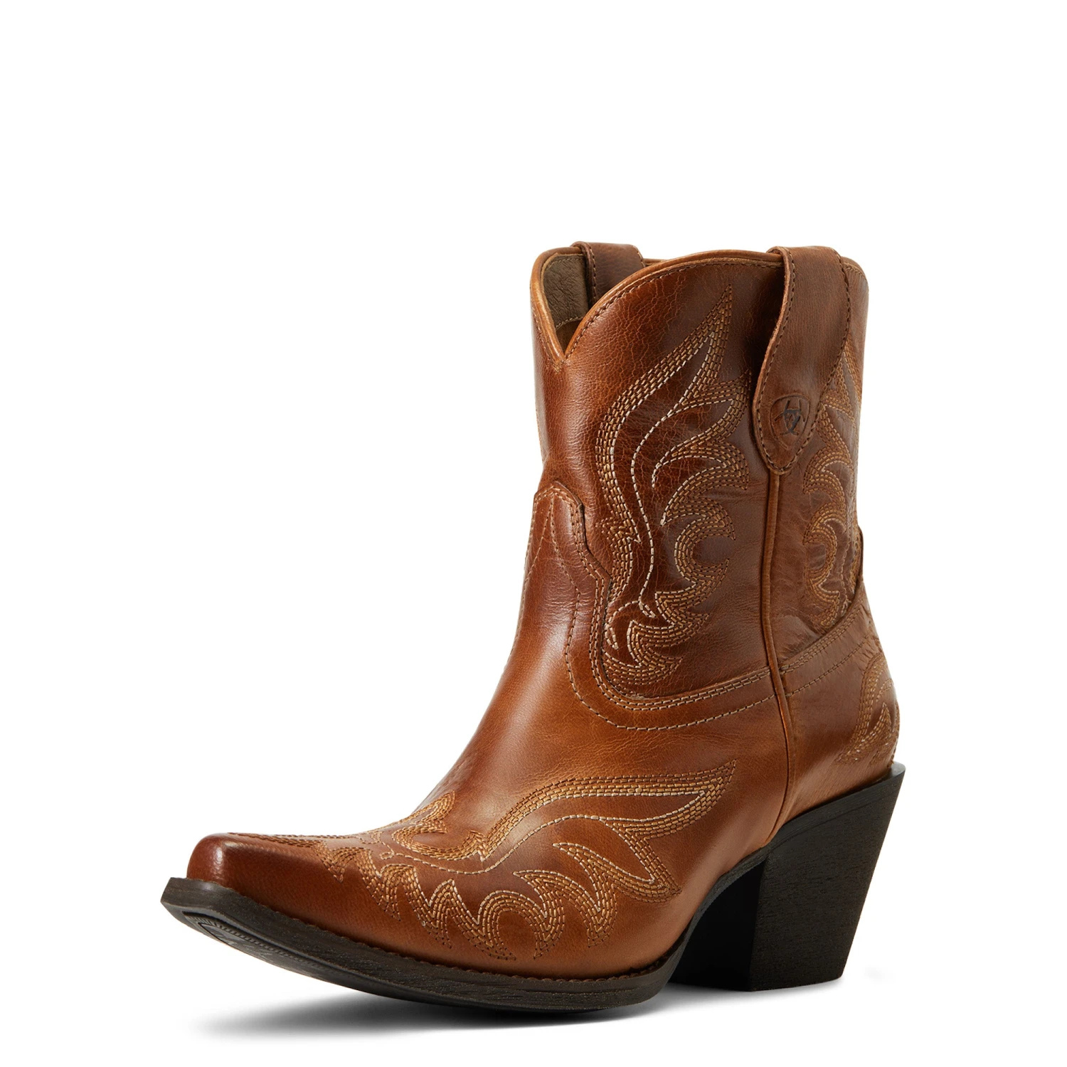 Ariat® Ladies Chandler Western Tangled Tan Snip Toe Booties 10040340 3 Ariat® Ladies Chandler Western Tangled Tan Snip Toe Booties 10040340 - Image 3