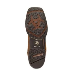 Ariat Ladies Anthem Patriot Waterproof Brown Square Toe Boots 10040369 -True Style Shoes Store S22 WMS WEST 10040369 sole