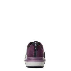 Ariat Ladies Outpace Black & Shadow Purple Composite Toe Sneakers 10040323 7 Ariat Ladies Outpace Black & Shadow Purple Composite Toe Sneakers 10040323 -True Style Shoes Store S22 WMS WORK 10040323 heel