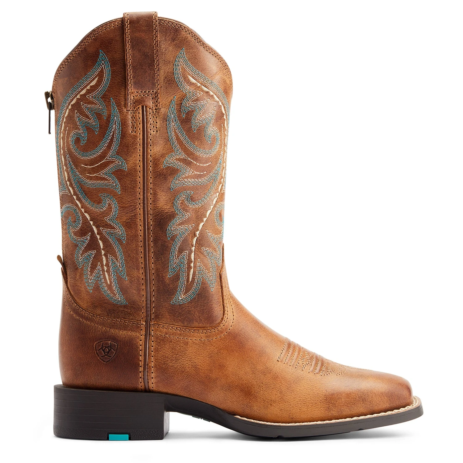 Ariat® Ladies Round Up Back Zip Desert Sand Tan Western Boots 10044432 3 Ariat® Ladies Round Up Back Zip Desert Sand Tan Western Boots 10044432 - Image 3