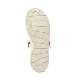 Ariat® Ladies Hilo Aloha Pareau Print Red White & Blue Shoes 10044522 -True Style Shoes Store S23 WMS WEST 10044522 sole