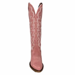 Caborca Silver® Tennessee Whiskey Gamuza Rosa Snip Toe Boots SLMAF056 10 Caborca Silver® Tennessee Whiskey Gamuza Rosa Snip Toe Boots SLMAF056 -True Style Shoes Store SLMAF056 2