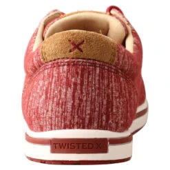 Twisted X Ladies Kicks Casual Lace Round Toe Red Shoe WCA0049 -True Style Shoes Store WCA0049 06