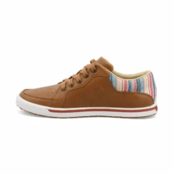 Twisted X® Ladies Tan & Pink Multicolor Lace Up Shoes WCA0072 -True Style Shoes Store WCA0072c