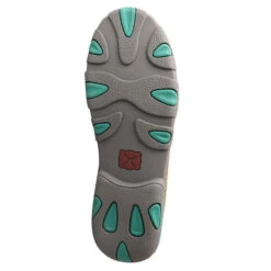 Twisted X Ladies Brown Bomber & Turquoise Fish Driving Mocs WDM0067 -True Style Shoes Store WDM0067 Sole
