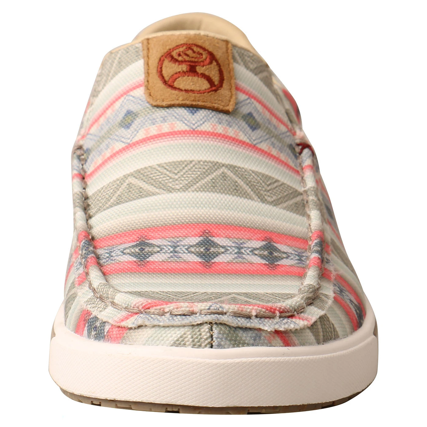 Twisted X Ladies Hooey Loper Pink Aztec Slip-On Shoes WHYC021 4 Twisted X Ladies Hooey Loper Pink Aztec Slip-On Shoes WHYC021 - Image 4