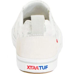 XTRATUF Ladies Sharkbyte Canvas White Camo Deck Shoes XSW-102 -True Style Shoes Store XSW102 4 EXTRALARGE