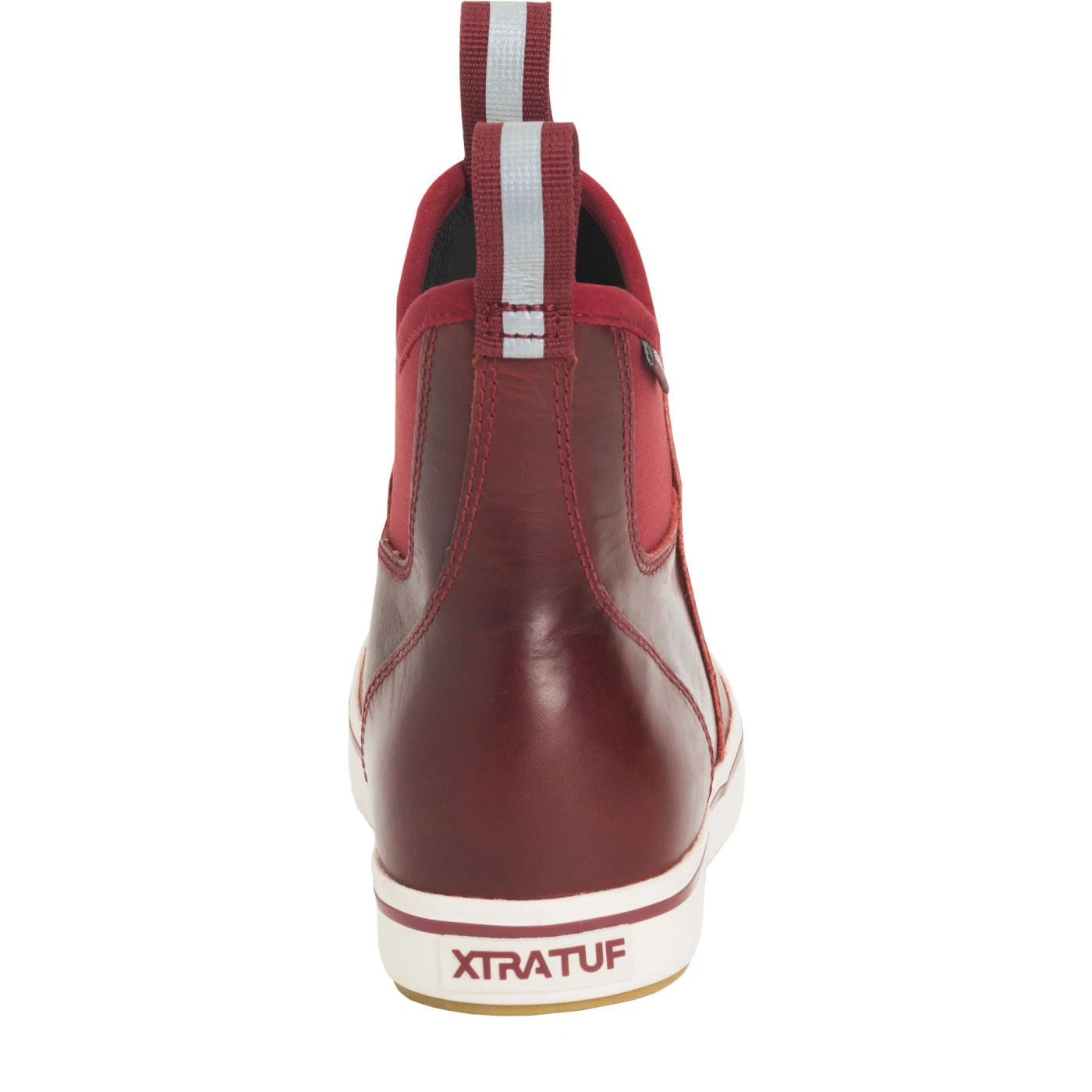 XTRATUF Ladies 6 Inch Red Leather Ankle Deck Boot XWAL-600 4 XTRATUF Ladies 6 Inch Red Leather Ankle Deck Boot XWAL-600 - Image 4