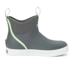 XTRATUF Ladies Wheelhouse Ankle Gray Deck Boot XWW-700 -True Style Shoes Store XWW 700 2