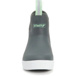 XTRATUF Ladies Wheelhouse Ankle Gray Deck Boot XWW-700 -True Style Shoes Store XWW 700 3