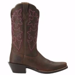 Ariat Ladies Round Up Square Toe Boots 10014172 -True Style Shoes Store a1 ff79c676 589b 43e2 a950 5d0a6ef7a602