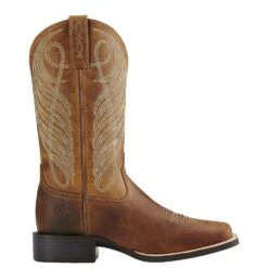 Ariat Ladies Round Up Wide Square Toe Powder Brown Boots 10018528 8 Ariat Ladies Round Up Wide Square Toe Powder Brown Boots 10018528 -True Style Shoes Store a2 min 67ba2d65 2cd4 40bb b8b9 ad6875c84c3a