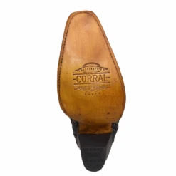 Corral Boots Corral® Ladies Embroidered Studded Inlay Distressed Black Snip Toe Boots A4344 -True Style Shoes Store a4344g