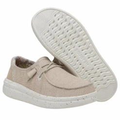 Hey Dude Ladies Wendy Rise Stretch Dove Beige Slip On Shoes 40076-1KV 7 Hey Dude Ladies Wendy Rise Stretch Dove Beige Slip On Shoes 40076-1KV -True Style Shoes Store dovebeige2