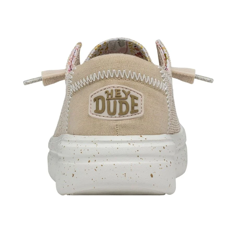 Hey Dude Ladies Wendy Rise Stretch Dove Beige Slip On Shoes 40076-1KV 5 Hey Dude Ladies Wendy Rise Stretch Dove Beige Slip On Shoes 40076-1KV - Image 5