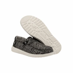 Hey Dude Ladies Wendy Woven Zebra Black Shoes 121414740 8 Hey Dude Ladies Wendy Woven Zebra Black Shoes 121414740 -True Style Shoes Store gfghshs