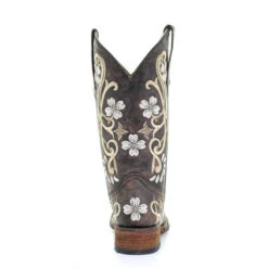 Circle G By Corral Ladies Shedron/Beige Floral Embroidered Boots L5270 -True Style Shoes Store l5270 2