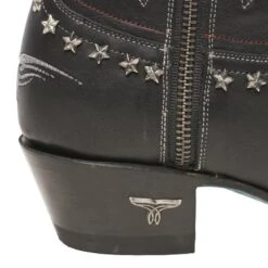 Lane Ladies Old Glory American Flag Jet Black Snip Toe Bootie LB0475A -True Style Shoes Store lb0475a oldglory zipunderlayjetblack ps11 20200730 800x 50fb9776 d8ac 4d37 8684 6b79680b8433