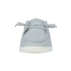 Hey Dude Ladies Wendy Linen Chambray Light Grey Shoes 121413058 -True Style Shoes Store s l1600 7
