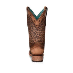 Corral Boots Corral Ladies Leopard Print Square Toe Boots C3788 -True Style Shoes Store unnamed 3