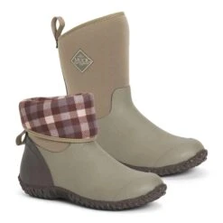 Muck Boot Company Muck Ladies Muckster II Mid Walnut Plaid Waterproof Boots WM2-9PLD 14 Muck Boot Company Muck Ladies Muckster II Mid Walnut Plaid Waterproof Boots WM2-9PLD -True Style Shoes Store wm2 9PLD 1