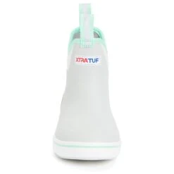 XTRATUF Ladies Waterproof Light Grey Deck Boots XWAB-102 -True Style Shoes Store xwab 102 Front